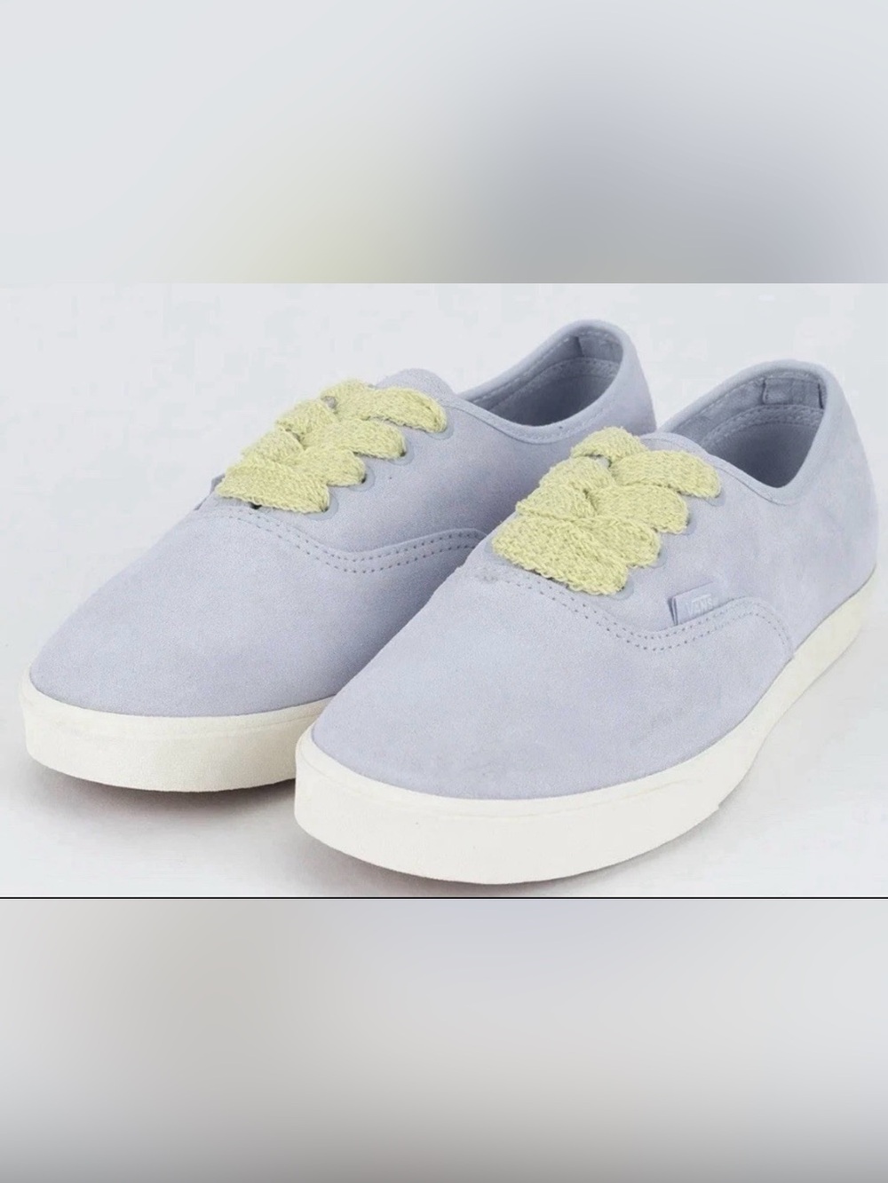VANS Authentic Lowpro Fat Lace Lime Sherbet Womens Size 6.5